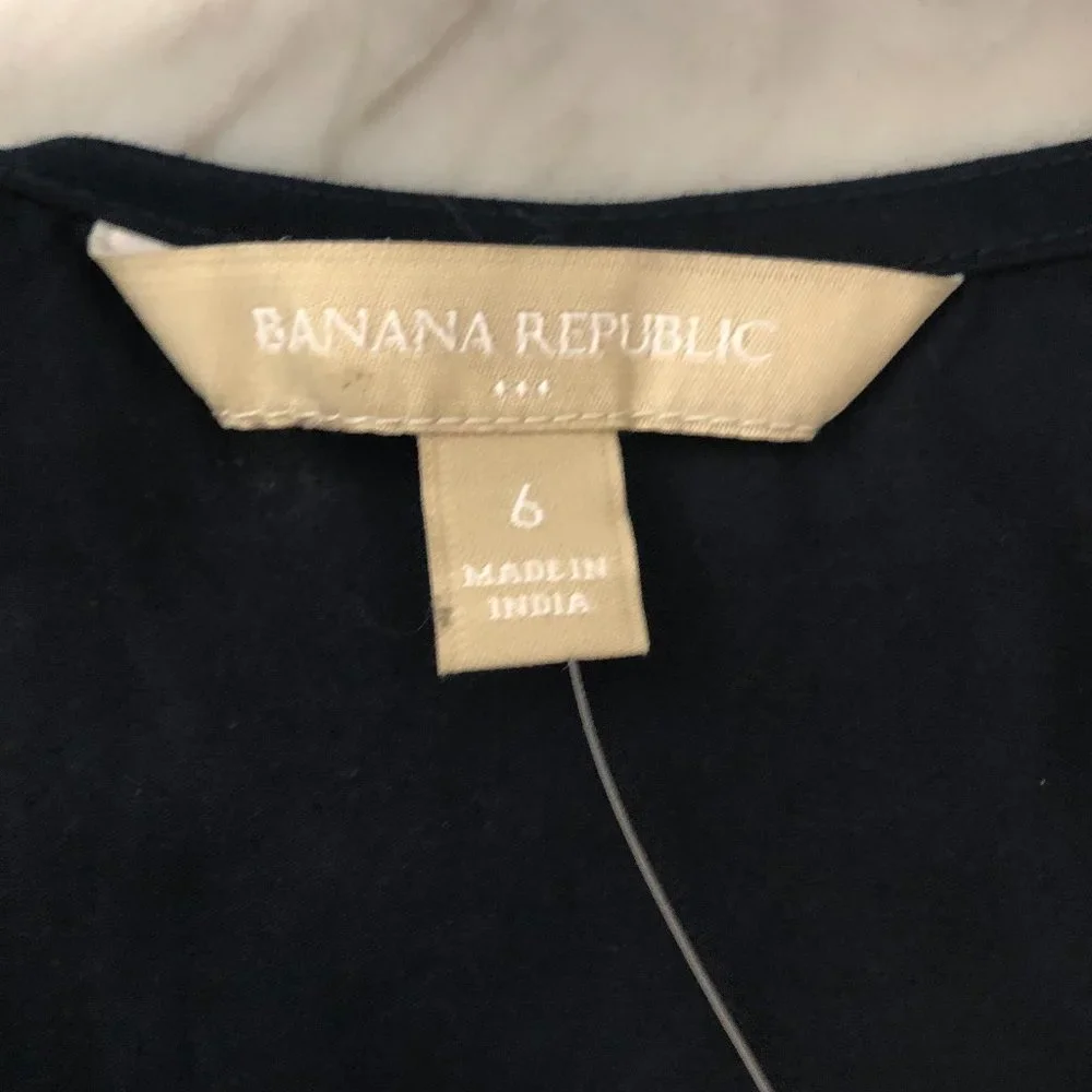 NWT. Banana Republic Cotton A-Line Dress - Picture 11 of 11